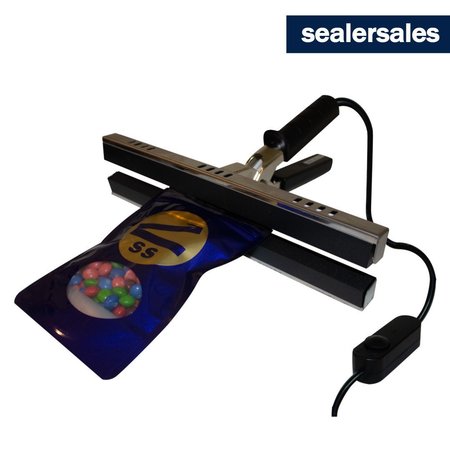 Sealer Sales KF-Series 12" Portable Direct Heat Sealer w/ PTFE Coated Bars w/ 15mm Seal Width, 220V KF-300CS-220V